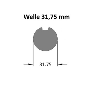 Welle Ø 31,75 mm